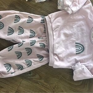 Indy and Pippa Rainbow Sweatset